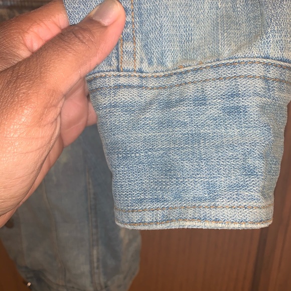 Mossimo Distressed Denim Jacket - Picture 7 of 12